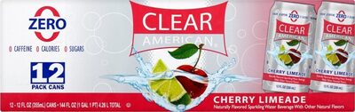 Sweetened Cherry Limeade Flavored Sparkling Water Beverage, Sweetened Cherry Limeade