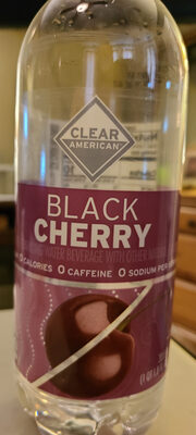 Clear American, Sparkling Water Beverage, Black Cherry