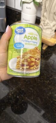 Apple No Sugar Added Pie Filling Or Topping, Apple