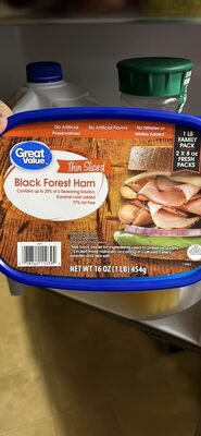 Black Forest Thin Sliced Smoked Ham, Black Forest