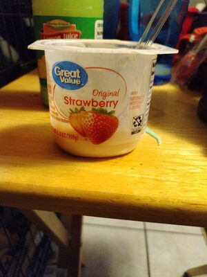 Strawberry Flavored Original Lowfat Yogurt, Strawberry