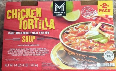 Microwaveable Chicken Tortilla Soup, Chicken