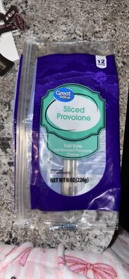 Not Smoked Provolone Deli Style Sliced Cheese, Not Smoked Provolone