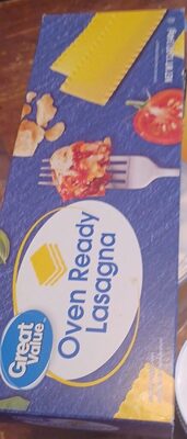 Enriched Macaroni Product, Oven Ready Lasagna