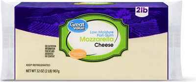 Mozzarella Low-Moisture Part-Skim Cheese, Mozzarella