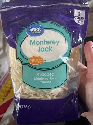 Monterey Jack Shredded Cheese, Monterey Jack