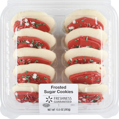 Frosted Sugar Cookies, Frosted