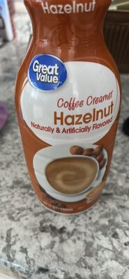 Hazelnut Flavored Coffee Creamer, Hazelnut
