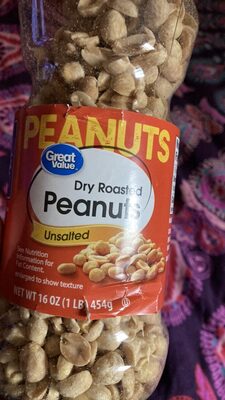 Unsalted Dry Roasted Peanuts, Unsalted