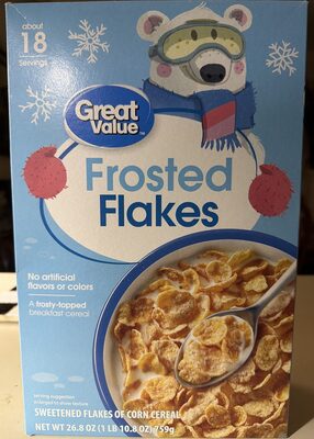 Frosted Sweetened Flakes Of Corn Cereal, Frosted