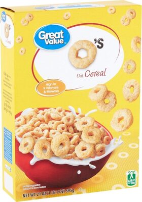 Toasted O's Toasted Oat Cereal, Toasted O's
