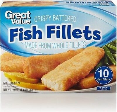 Crispy Battered Fish Fillets, Crispy Battered