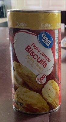 Butter Flavor Flaky Jumbo Biscuits, Butter