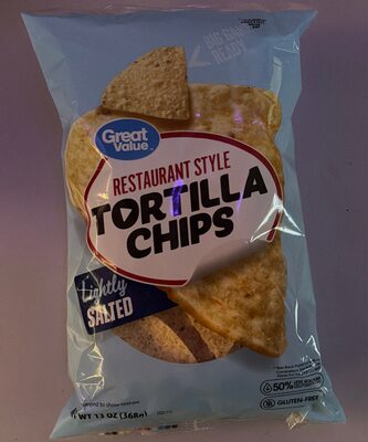 Lightly Salted Tortilla Chips, Lightly Salted