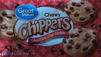 Chocolate Chip Chewy Chippers Cookies, Chocolate Chip