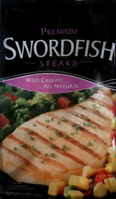 Wild Caught Swordfish Steaks Skin-On Fillets