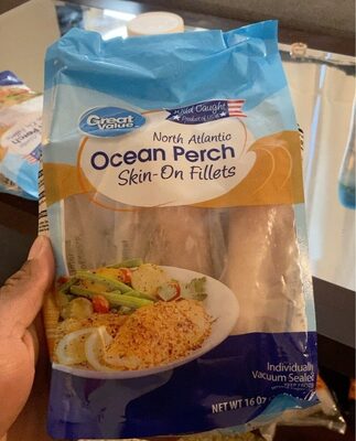 Wild Caught Skin On Ocean Perch Fillets