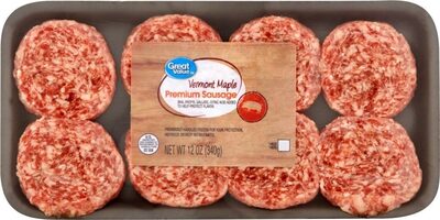 Vermont Maple Breakfast Sausage Patties, Vermont Maple