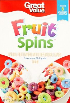 Fruit Spins Sweetened Multigrain Cereal, Fruit Spins