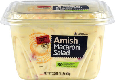Amish Macaroni Salad, Amish Macaroni