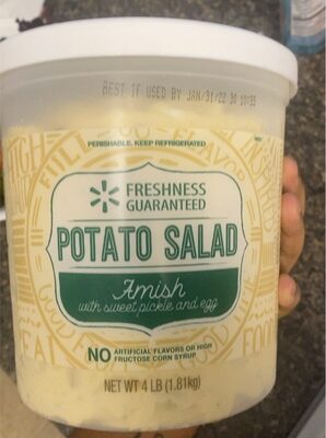 Amish Potato Salad With Sweet Pickle And Egg, Amish Potato