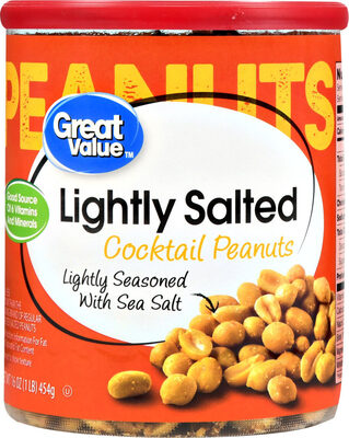 Lightly Salted With Sea Salt Cocktail Peanuts, Lightly Salted With Sea Salt Cocktail