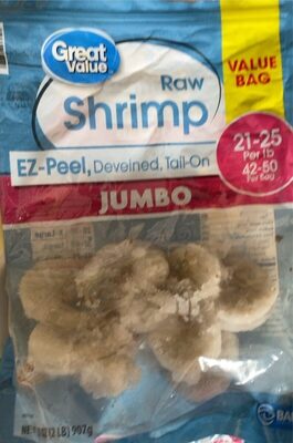Ez-Peel & Deveined Tail-On Jumbo Raw Shrimp