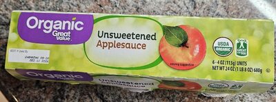 Unsweetened Organic Applesauce, Unsweetened