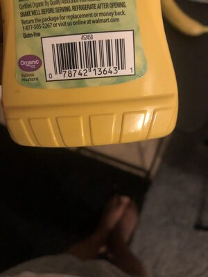 Yellow Organic Mustard, Yellow