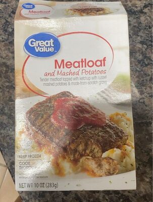 Meatloaf And Mashed Potatoes Tender Meatloaf Topped With Ketchup With Russet Mashed Potatoes & Made-From-Scratch Gravy, Meatloaf And Mashed Potatoes