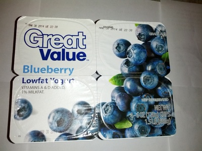Blueberry Original Lowfat Yogurt, Blueberry