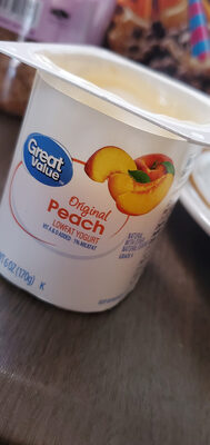 Peach Original Lowfat Yogurt, Peach