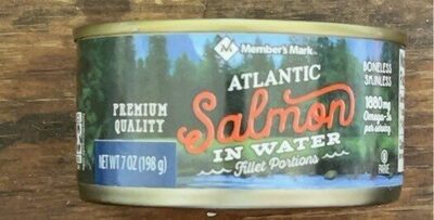 Atlantic Salmon In Water Fillet Portions