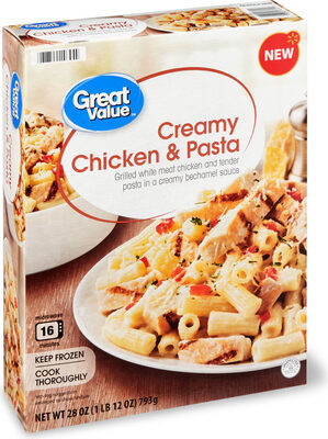 Creamy Grilled White Meat Chicken And Tender Pasta In A Creamy Bechamel Sauce Chicken & Pasta, Creamy