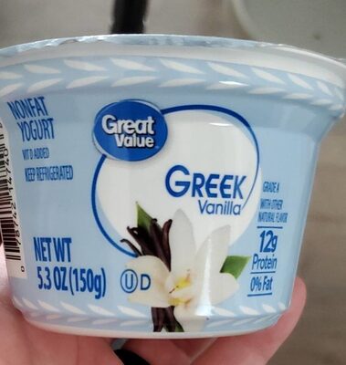 Vanilla Greek Nonfat Yogurt, Vanilla