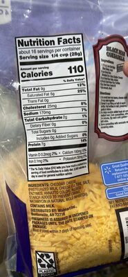 Extra Sharp Cheddar Shredded Cheese, Extra Sharp Cheddar