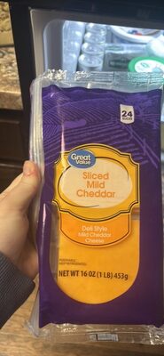 Mild Cheddar Deli Style Sliced Cheese, Mild Cheddar