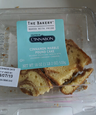 Pound Cake, Cinnamon Marble