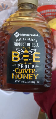 Bee Proud All American Fancy White Honey, Clover