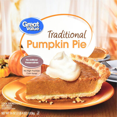 Traditional Pumpkin Pie, Traditional Pumpkin