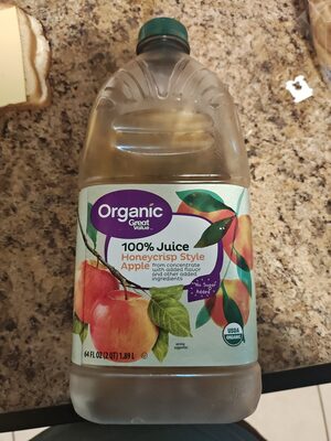 Honeycrisp Style Apple Organic Juice, Honeycrisp Style Apple