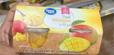 Diced Mangos In 100% Juice, 100% Juice