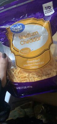 Medium Cheddar Shredded Cheese, Medium Cheddar