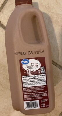 Chocolate 1% Lowfat Milk, Chocolate