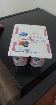 Mixed Berry Original Lowfat Yogurt, Mixed Berry