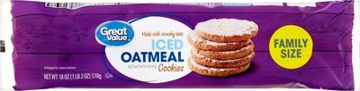 Iced Oatmeal Cookies, Iced Oatmeal