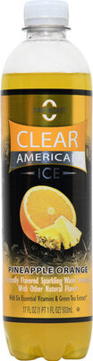 Pineapple Orange Flavored Sparkling Water Beverage, Pineapple Orange