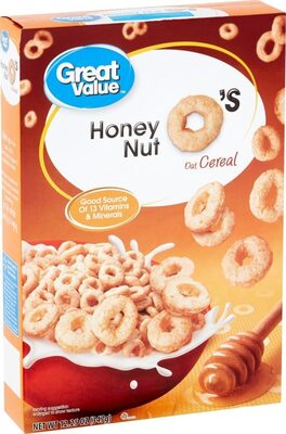 Honey Nut O's Sweetened Toasted Oat Cereal, Honey Nut O's