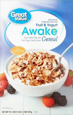 Fruit & Yogurt Crispy Rice And Wheat Cereal With Oat And Naturally Fruit Flavored With Other Natural Flavors Clusters And Yogurt Flavored Coated Clusters, Fruit & Yogurt