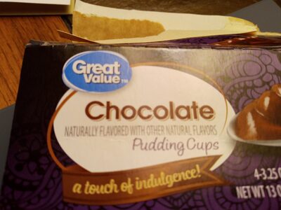 Chocolate Pudding Cups, Chocolate